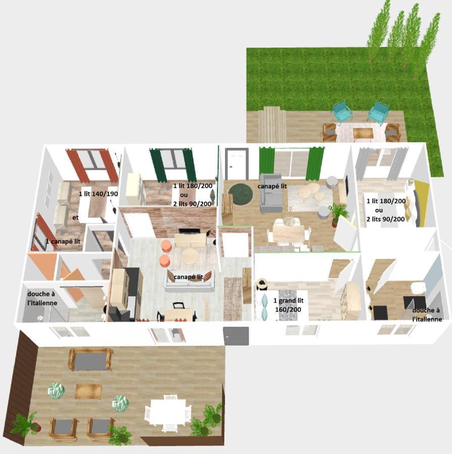 Le Cottage Duo Vigne Rouge Sauna Gaillac Entre Albi-Toulouse & Les Cottages Du Tarn Brens  Zewnętrze zdjęcie